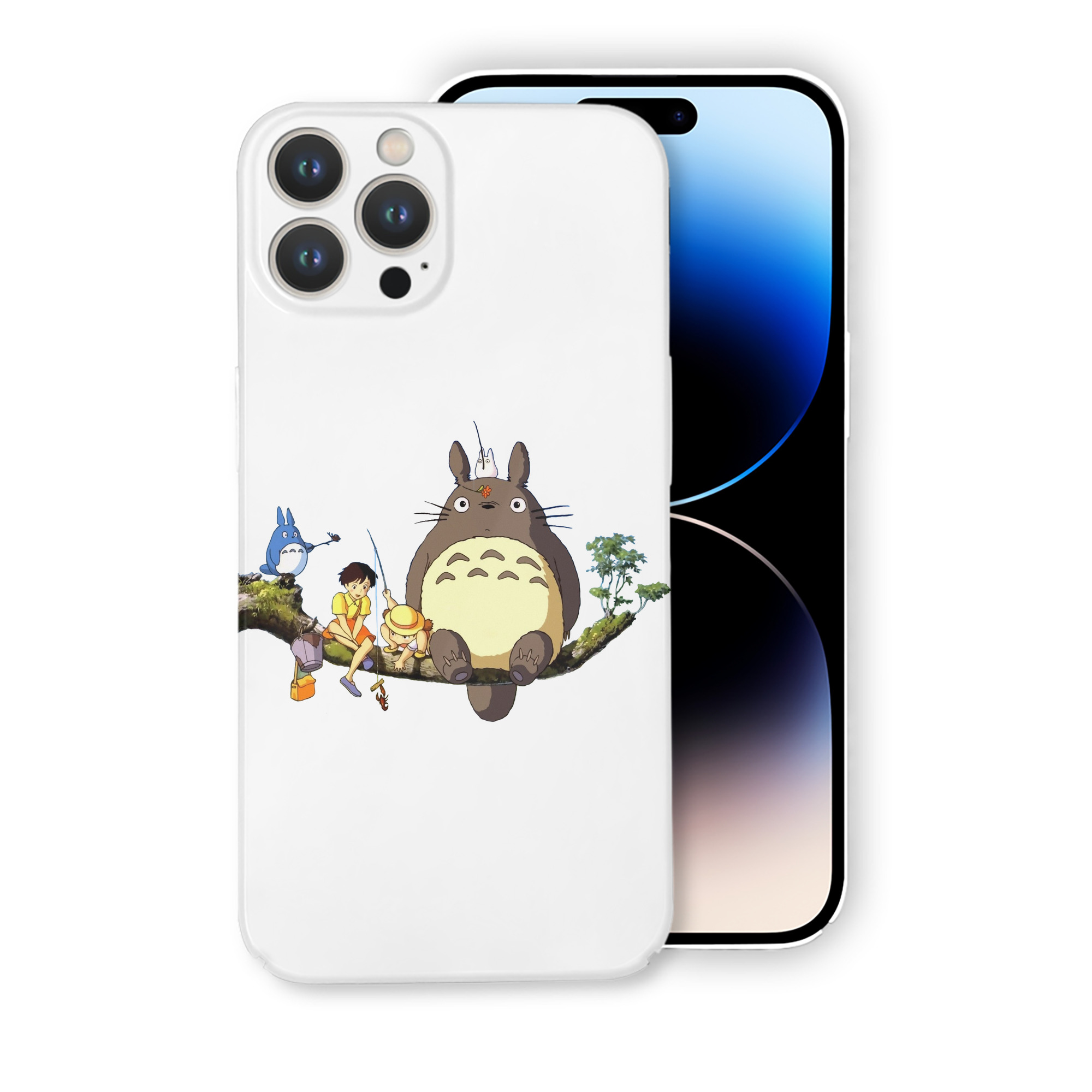 （画像用） となりのトトロ 草壁メイ 草壁サツキ My Neighbor Totoro Satsuki Kusakabe Mei Kusakabe 【iPhone 14シリーズ対応】ハードケース
